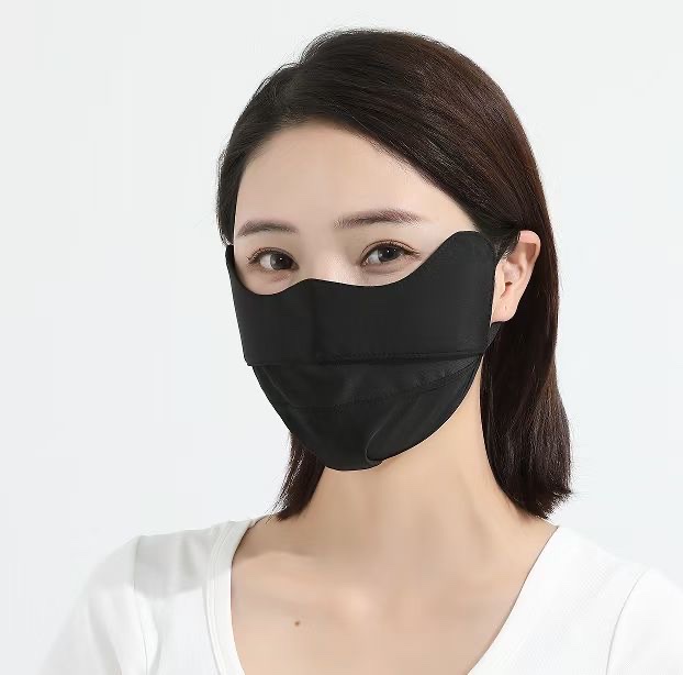 夏冰丝防晒口罩调节扣透气护眼角防紫外线防尘挂耳带调节扣详情图3