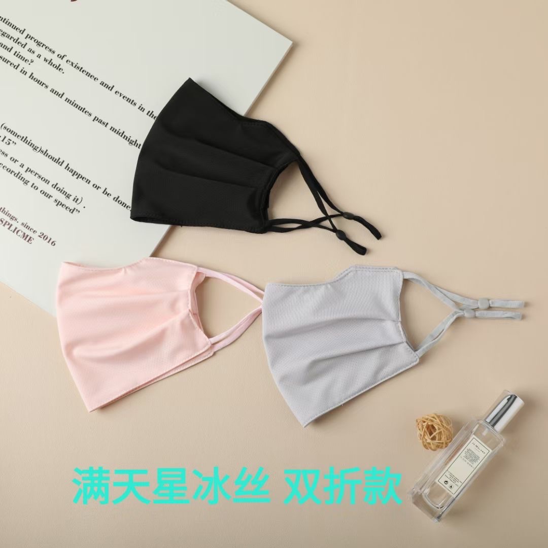 防晒口罩女面罩护眼角遮阳防紫外线防尘透气挂耳式调节扣详情图4