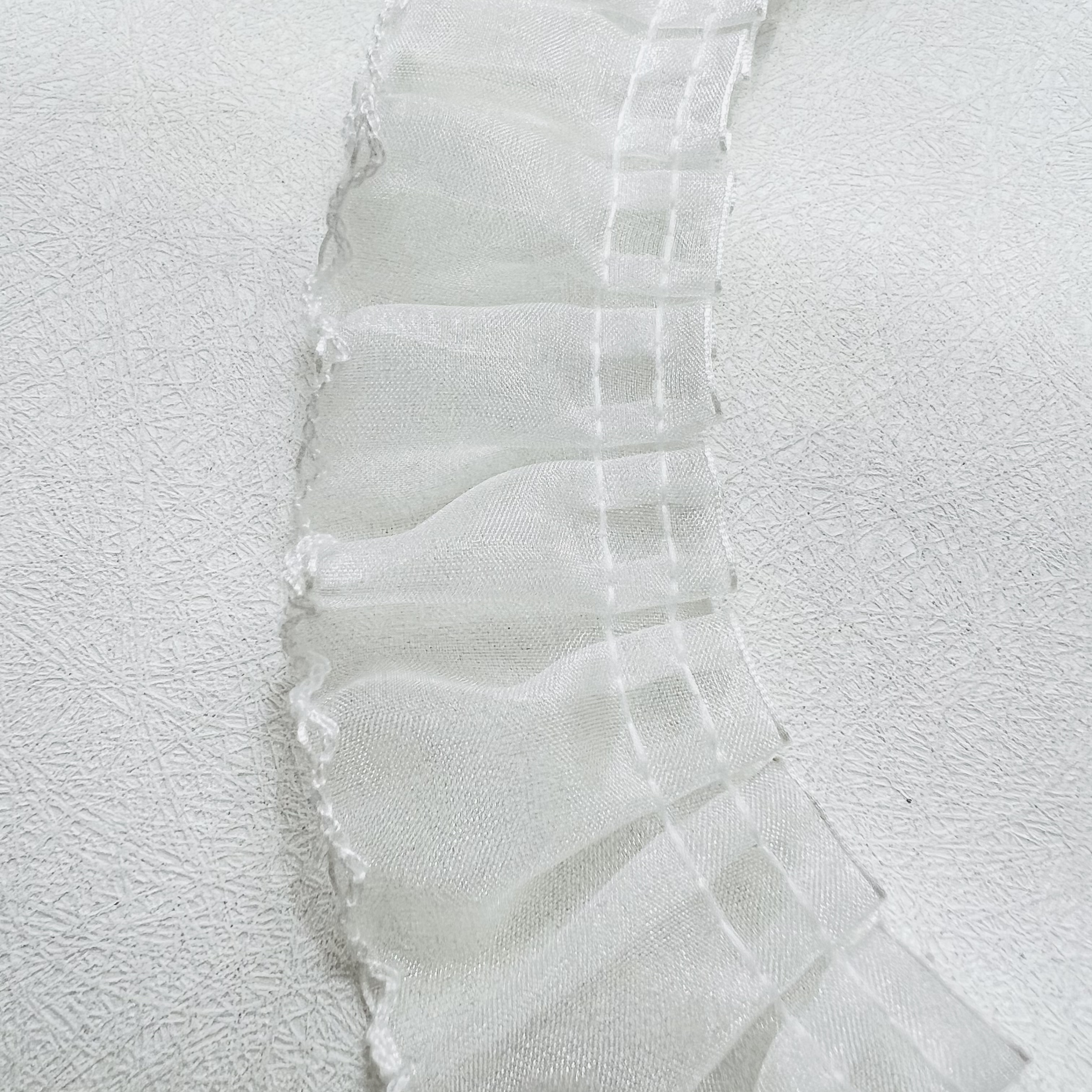 打皱花边辅料 精美花边装饰布料 创意手工DIY材料 高档家居装饰用品服装裙摆白底实物图