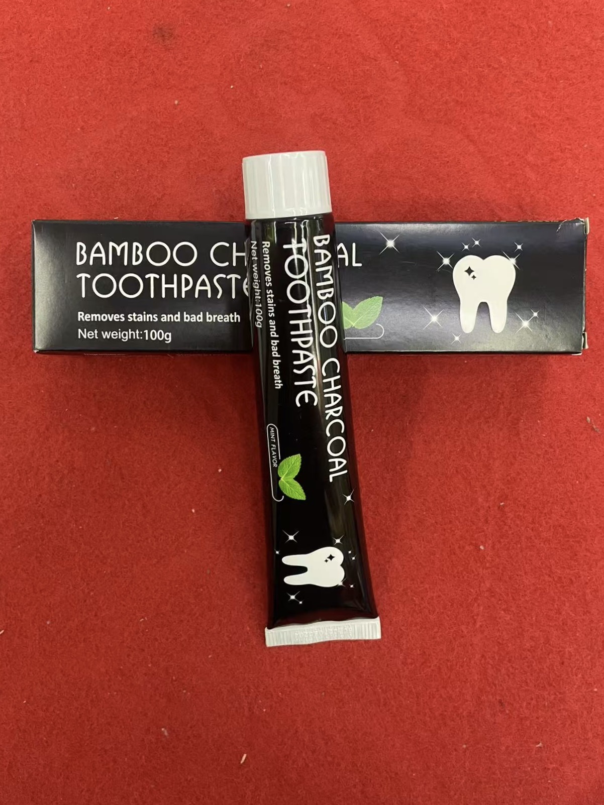 100g竹炭牙膏 专供出口详情图4