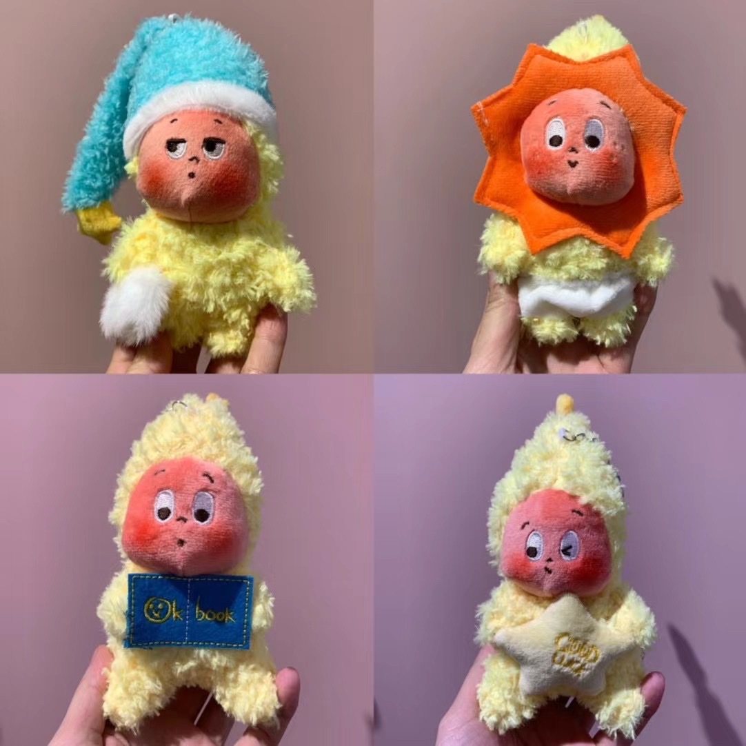 穿衣泡泡马特 毛绒玩具棉花娃娃小挂件 软质毛绒挂件 可爱卡通形象设计 安全无毒材质 儿童礼物优选