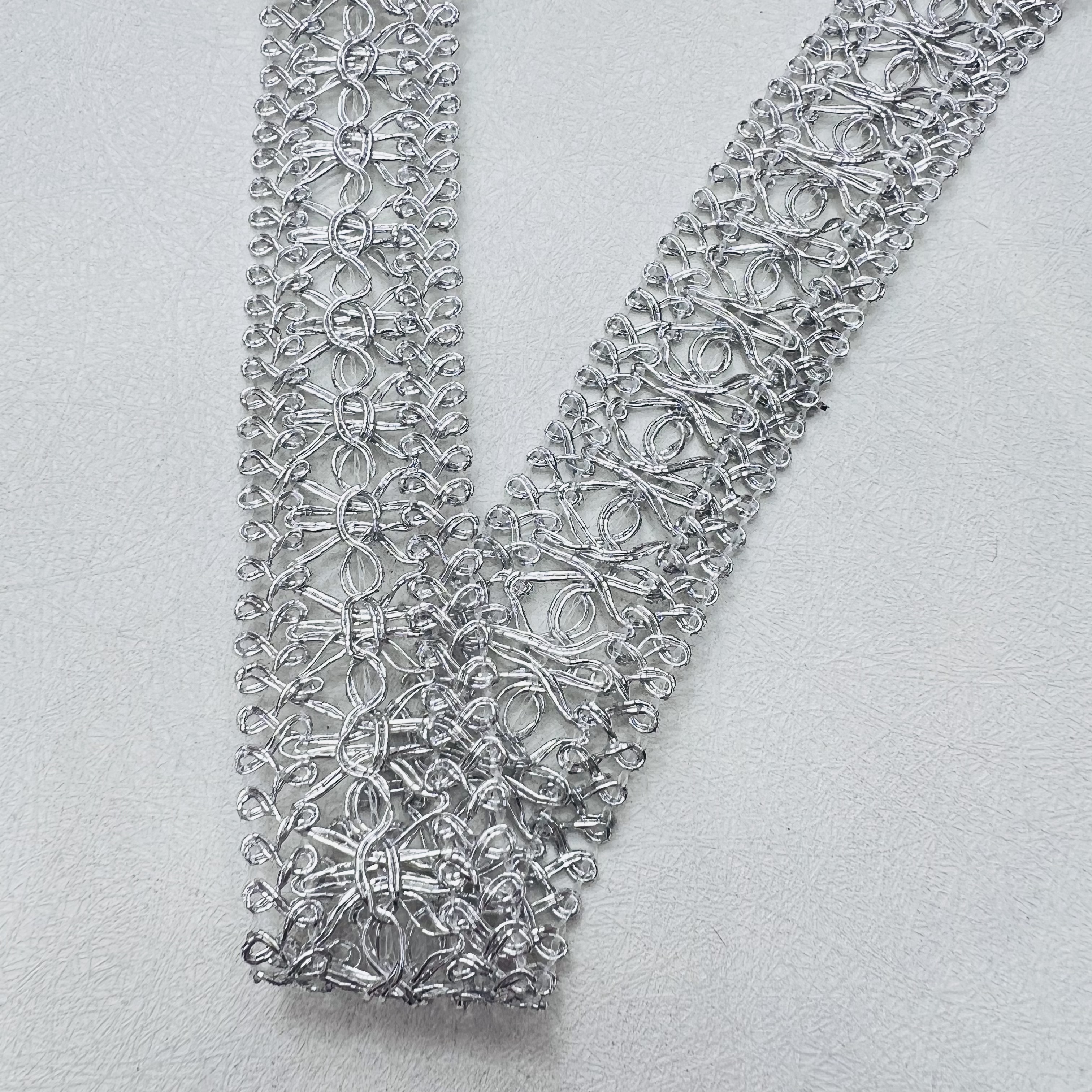 Hollowed-out hanging decorative lace trim, lace trim decorative fabric, DIY handcrafted material, beautiful and durable detail image 3