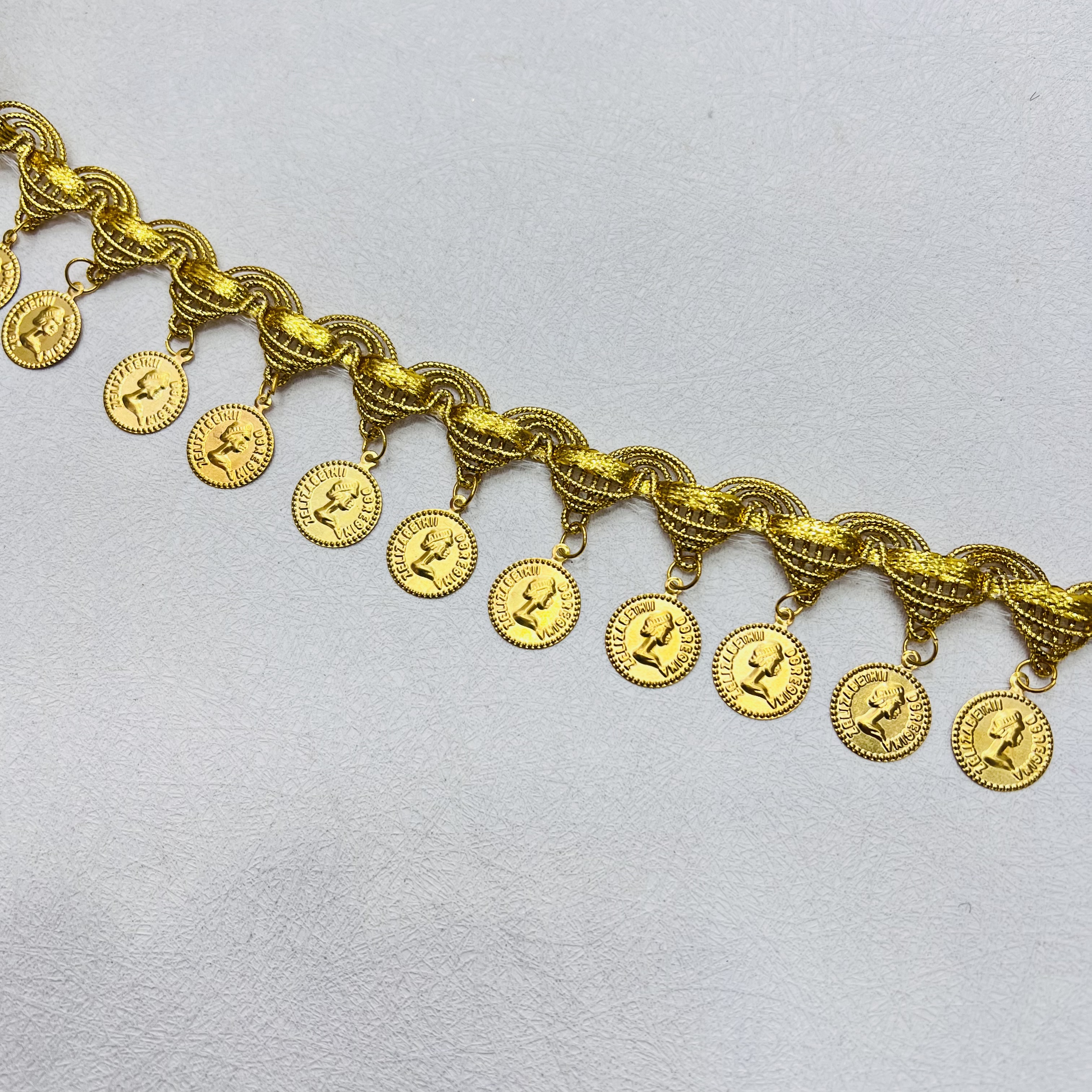 小宝塔吊美人头吊片花边流苏装饰 辅料DIY手工制作 布料花边装饰品 高档精致花边流苏布料辅料详情图4