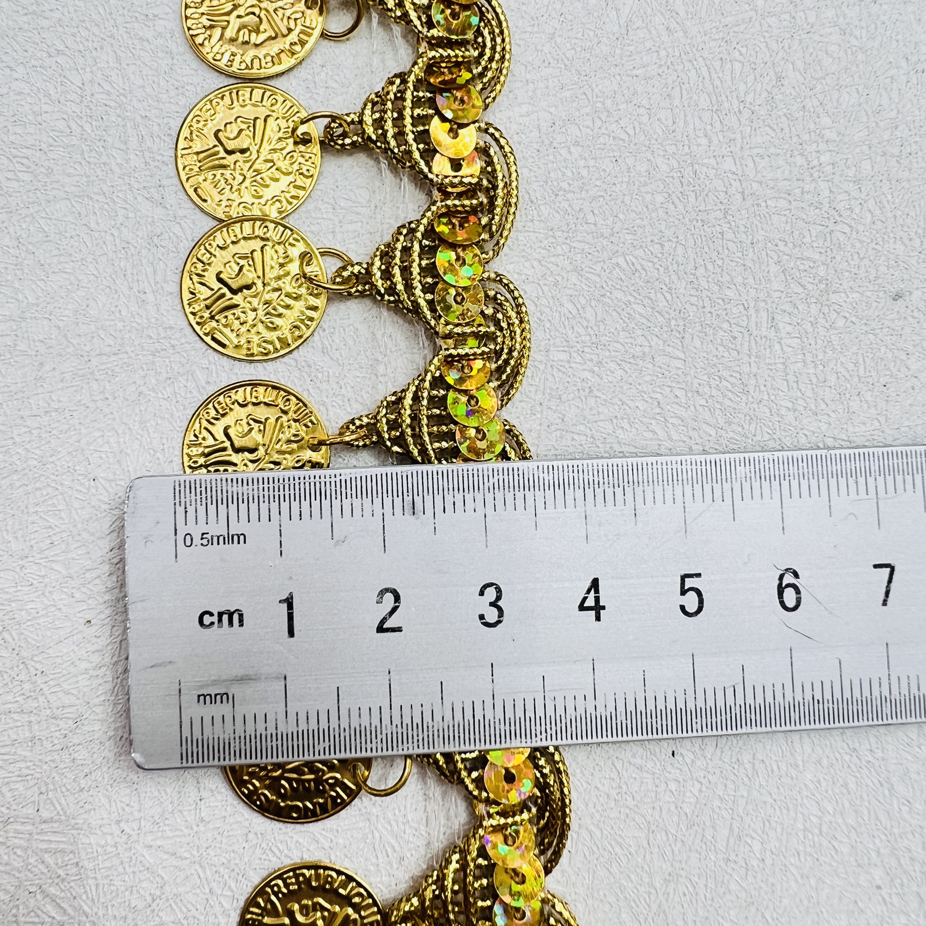 珠片小宝塔吊男人头挂饰手工花边装饰辅料 舞台效果高档手工DIY布料花边创意家居装饰材料详情图4