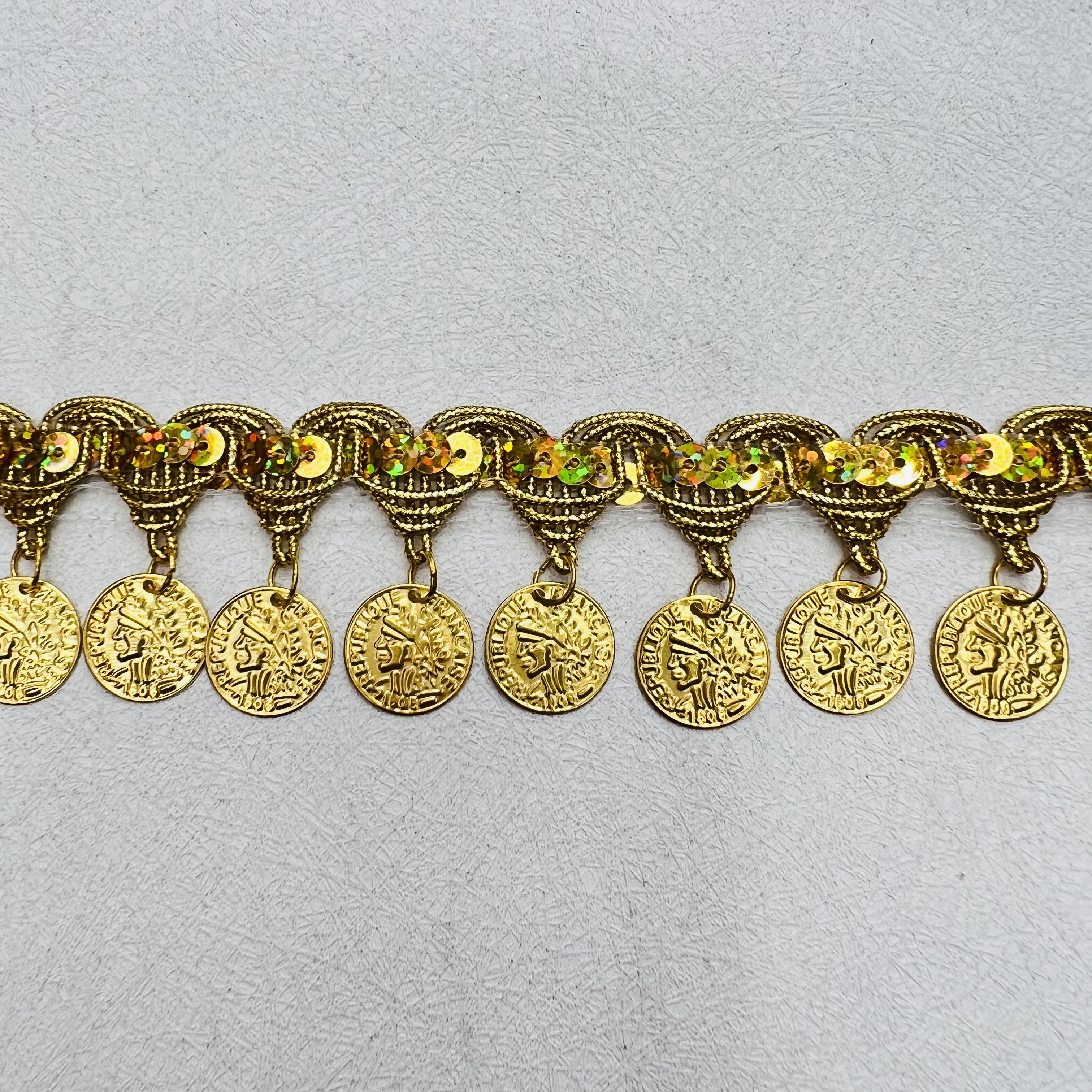 珠片小宝塔吊男人头挂饰手工花边装饰辅料 舞台效果高档手工DIY布料花边创意家居装饰材料