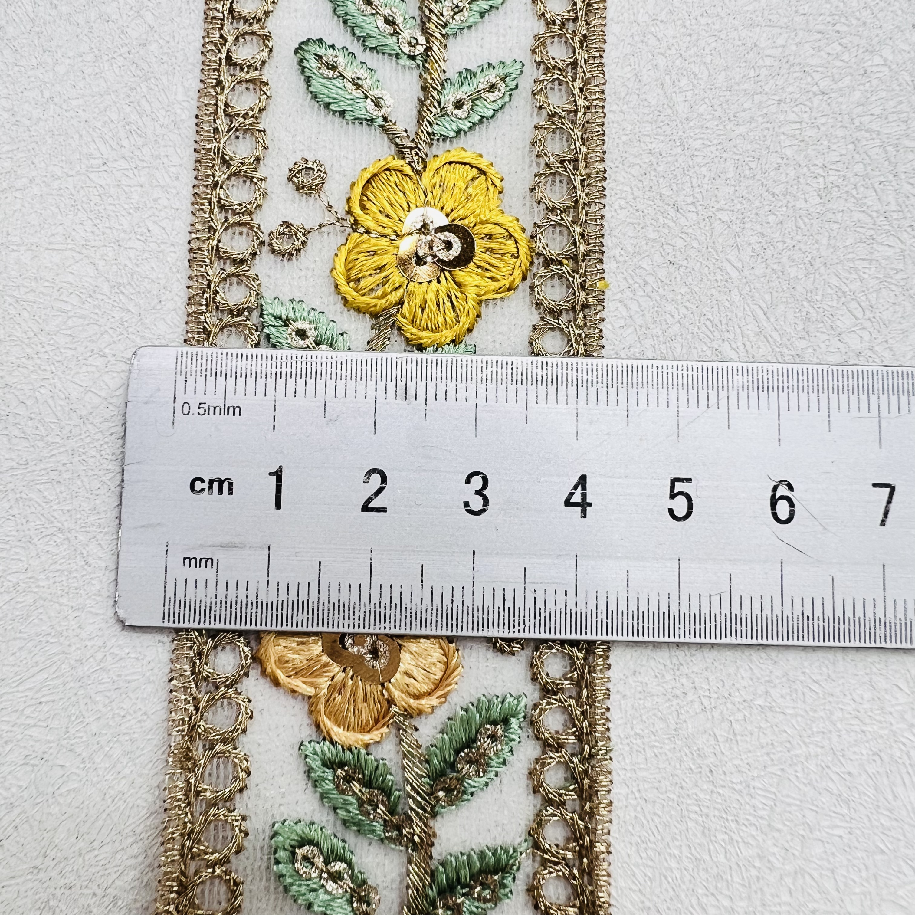 Embroidered lace pendants, lace trim accessories, exquisite fabric lace decoration, DIY hand-stitched materials, high-end clothing skirt decoration accessories detail image 7