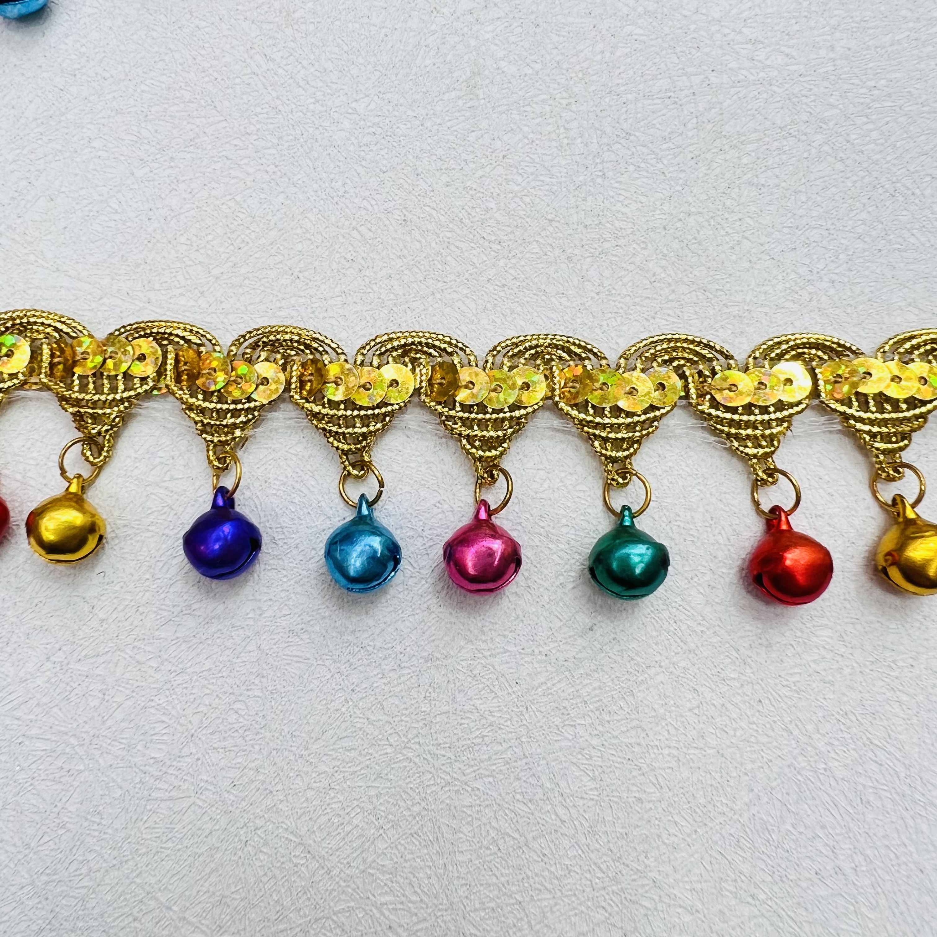 Beaded small pagoda hanging bell lace tassel decorative accessories, exquisite lace fabric, DIY handcrafted materials, high-end dance costume decorative accessories