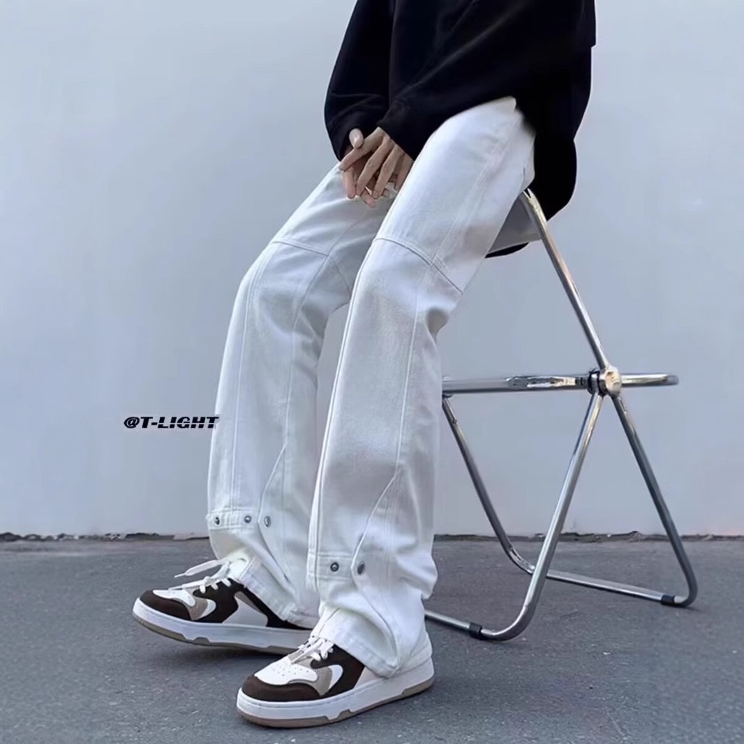 男士牛仔裤实物图
