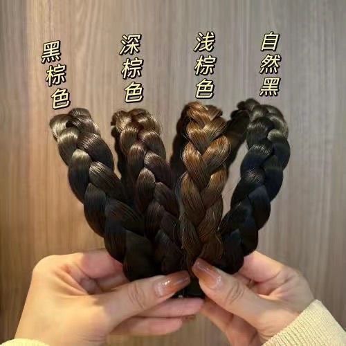 发箍假发遮白发