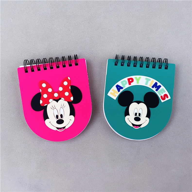 Disney Minnie silicone cover coil mini notebook, export coil, our factory accepts customization detail image 4