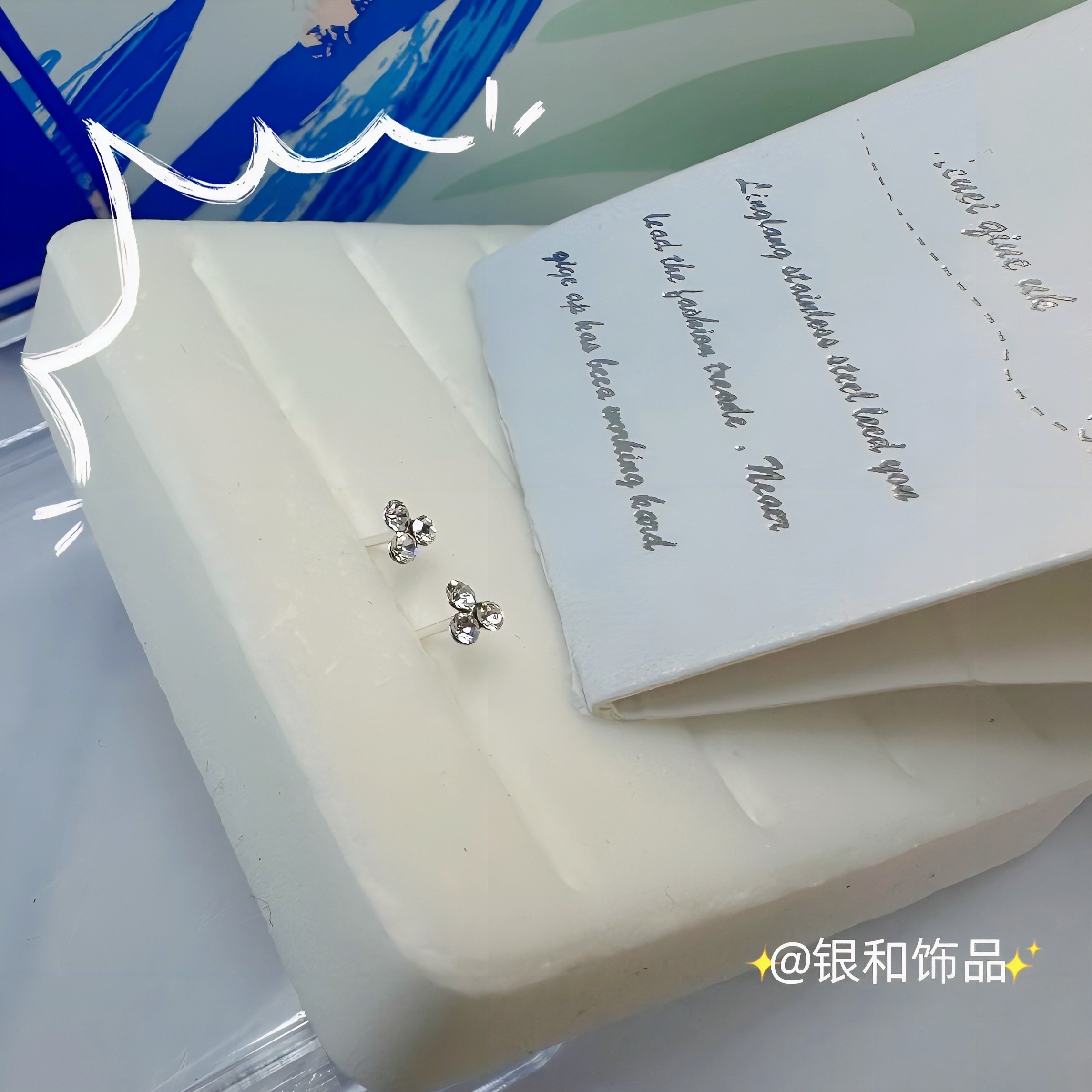 Sterling silver nose stud style Europe and the United States elegant fashion wear resistant corrosion not easy allergic nose jewelry delicate and small details Picture