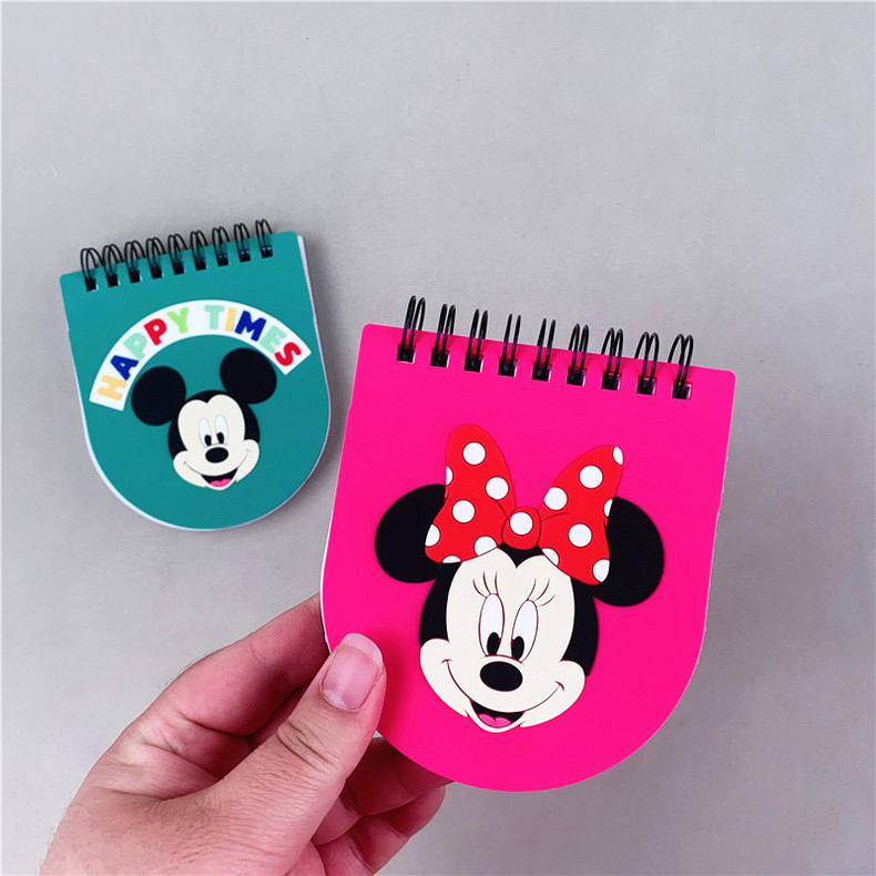 Disney Minnie silicone cover coil mini notebook, export coil, our factory accepts customization detail image 3
