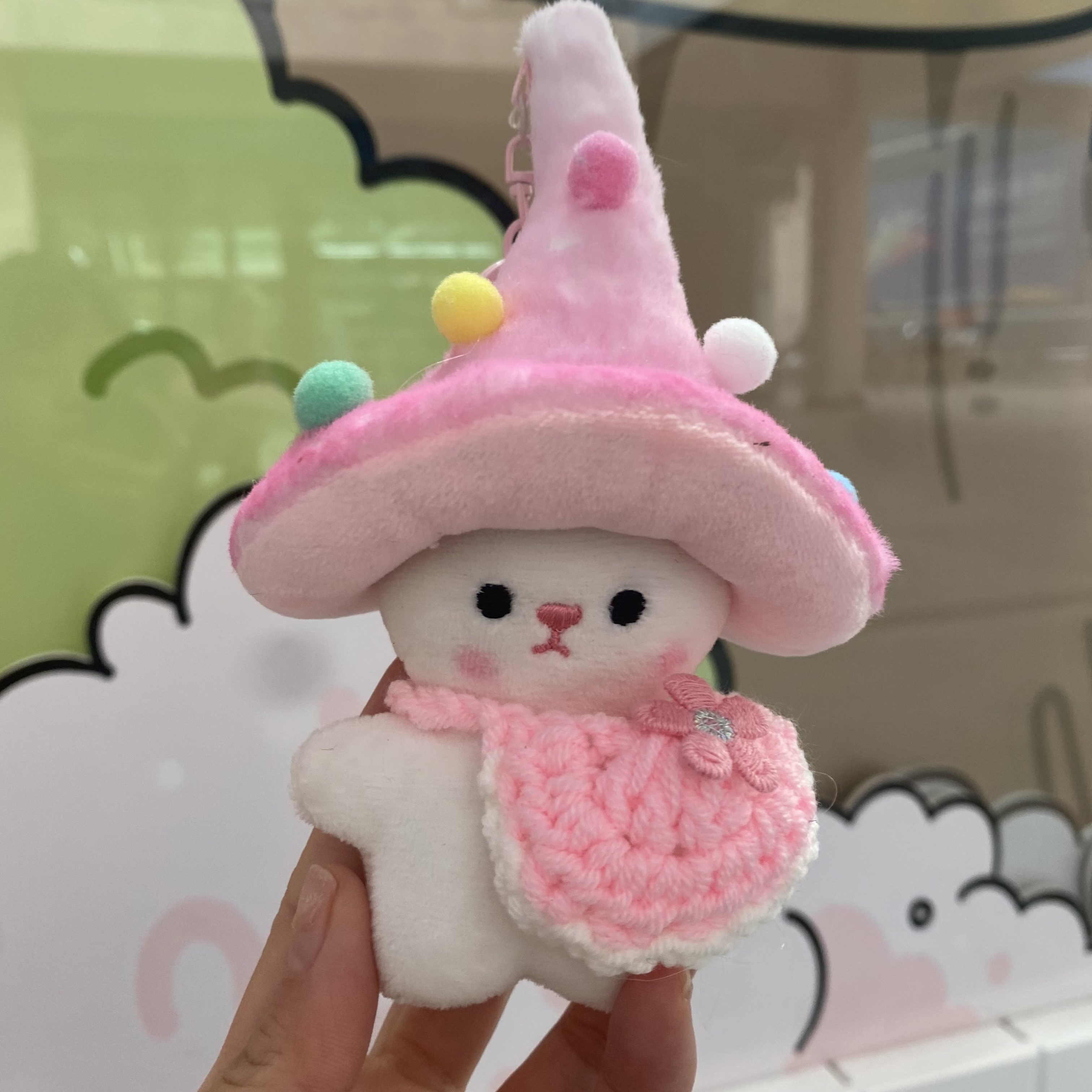 公仔挂件/毛绒玩具/布偶挂件/熊猫/星星人细节图