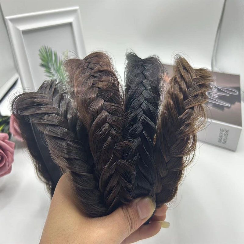 Hair bands cover white hair and add bangs Application Scenario