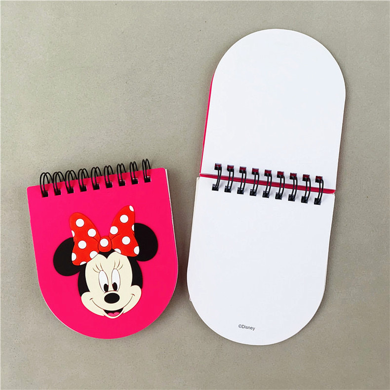 Disney Minnie silicone cover coil mini notebook, export coil, our factory accepts customization detail image 8