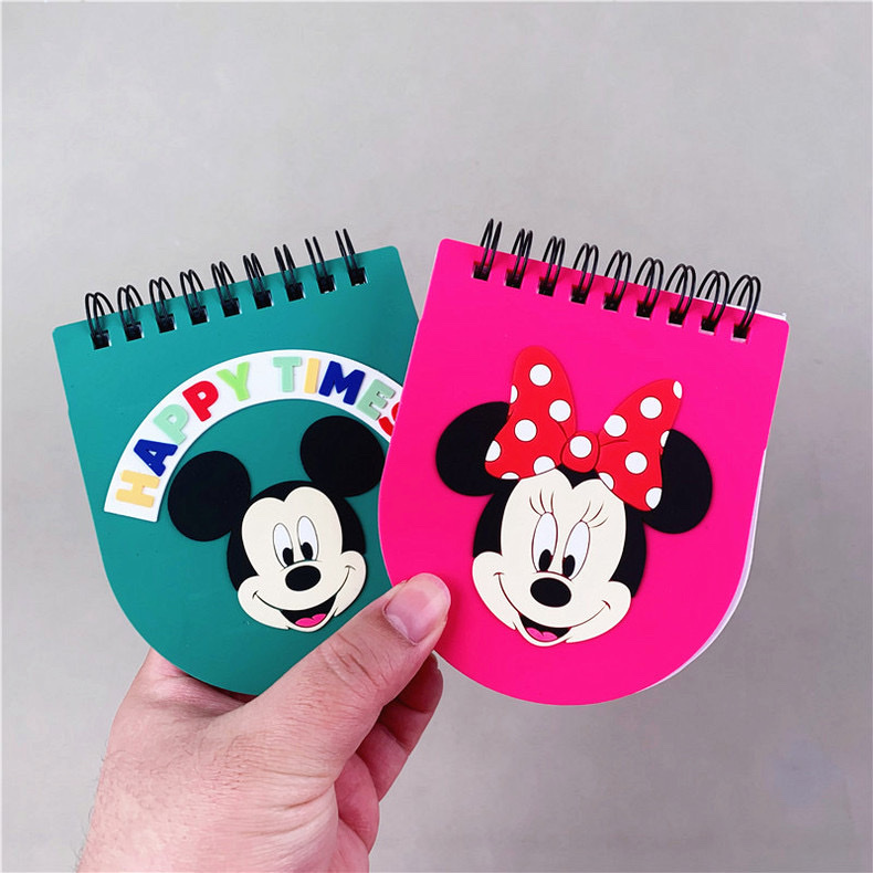 Disney Minnie silicone cover coil mini notebook, export coil, our factory accepts customization detail image 2
