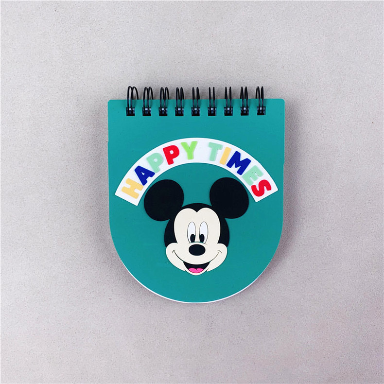 Disney Minnie silicone cover coil mini notebook, export coil, our factory accepts customization detail image 6