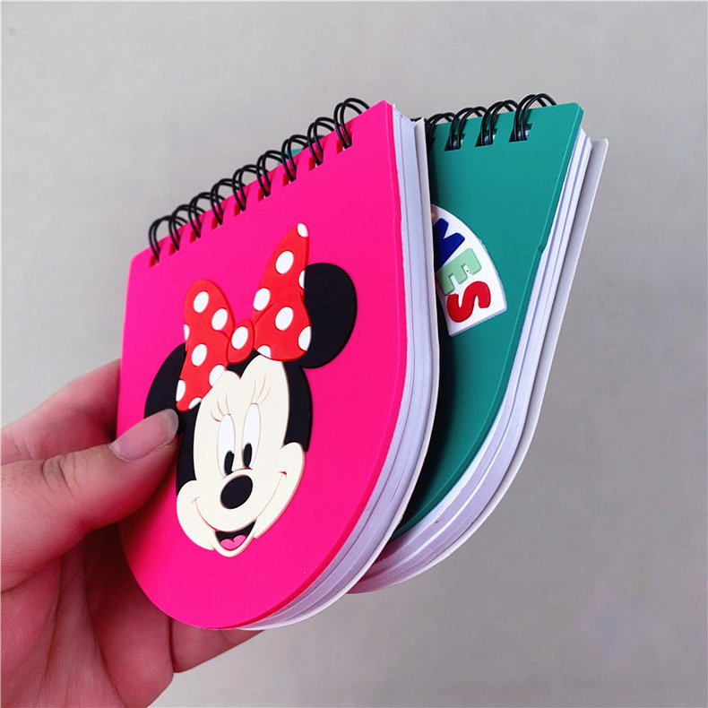 Disney Minnie silicone cover coil mini notebook, export coil, our factory accepts customization Item Picture
