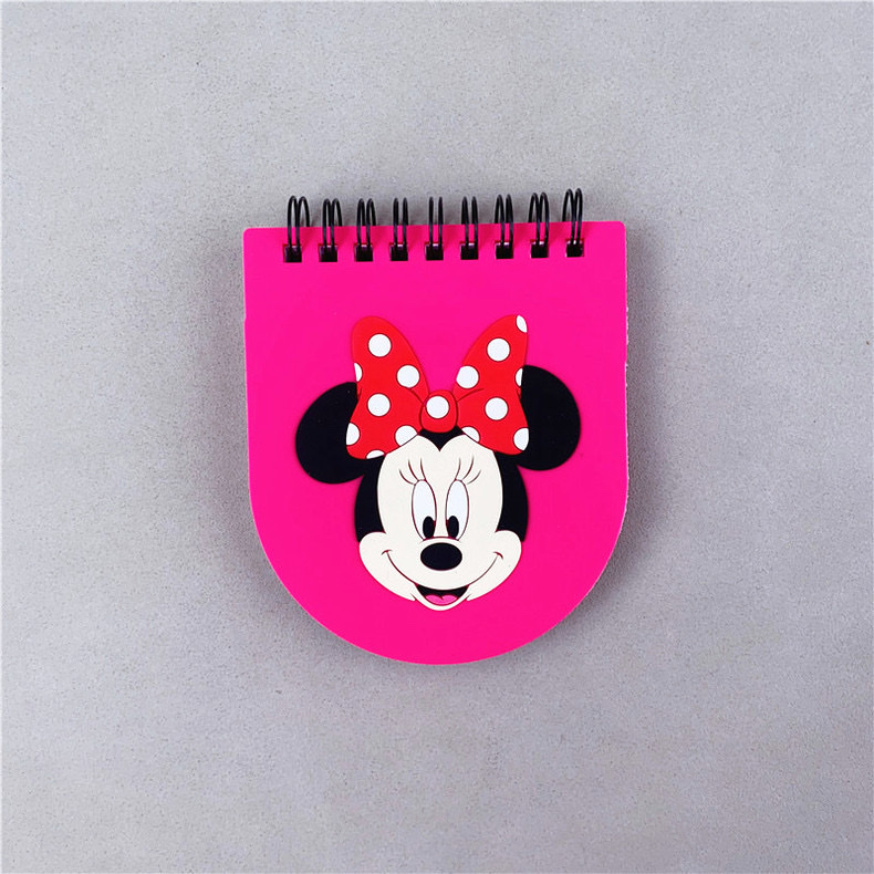 Disney Minnie silicone cover coil mini notebook, export coil, our factory accepts customization detail image 5