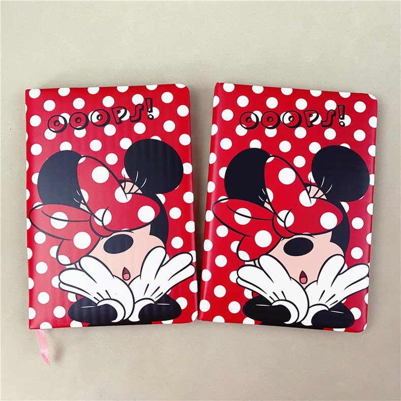 Cuaderno de comercio exterior hecho a medida disney minnie arco dibujos animados bobina libro de la tienda de mano clavo de hierro bobina de libro puede ser personalizado