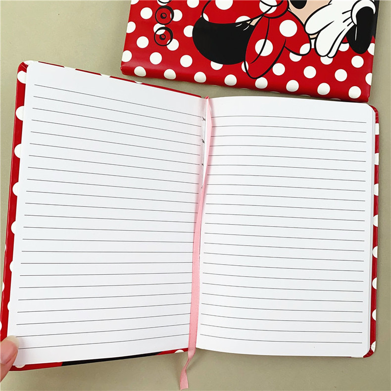 Cuaderno de comercio exterior hecho a medida disney minnie arco dibujos animados bobina libro de la tienda de mano clavo de hierro bobina de libro puede ser personalizado Application Scenario