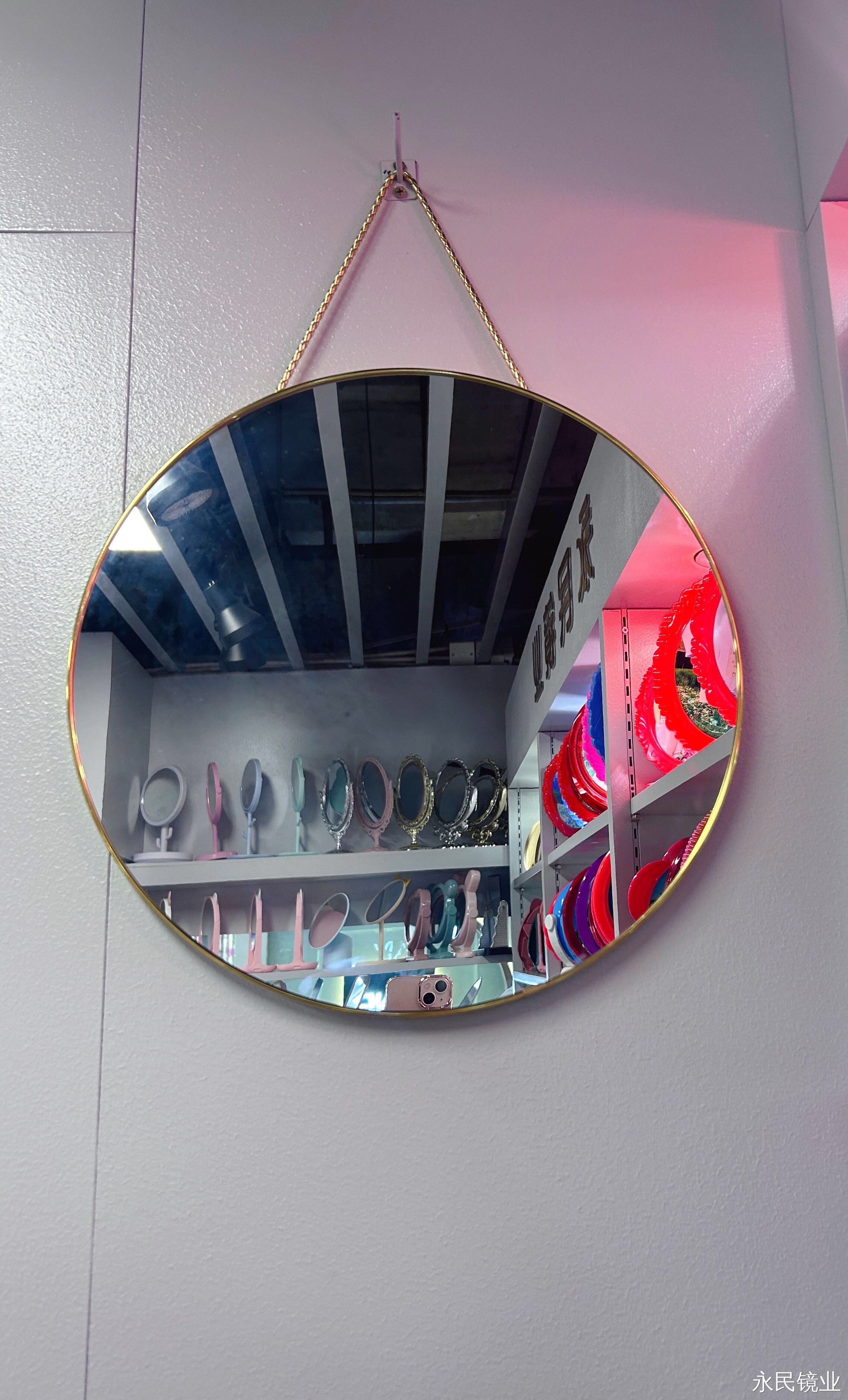 【永民镜业】F2310大圆化妆镜 简约设计时尚大方