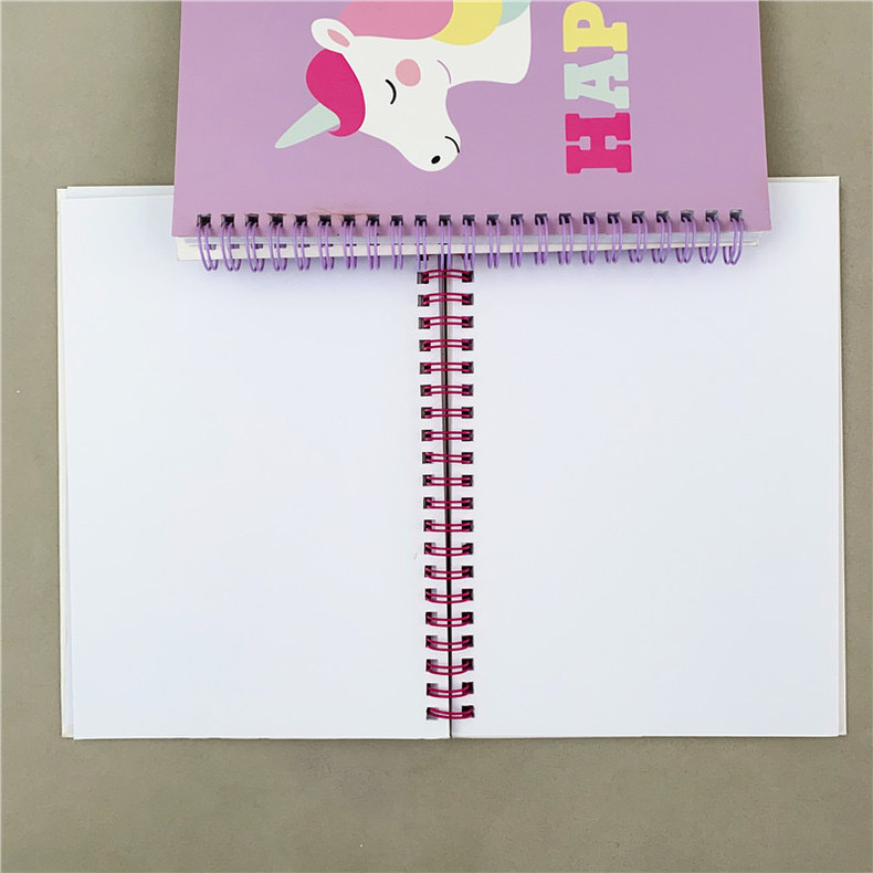 Customized American A5 soft leather panda Unicorn coil notebook notebook and cartoon coil planner notebook for foreign trade Application Scenario