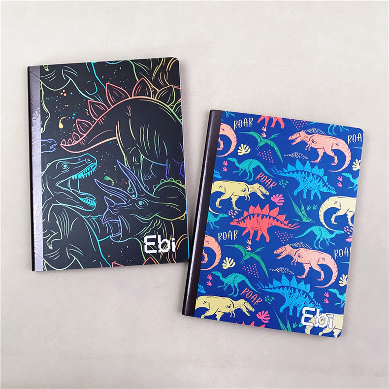 Cuaderno de comercio exterior personalizado de comercio exterior ~ B5 dinosaurio coil horizontal cuaderno de comercio exterior cuaderno de dibujos animados coil libro de libro de mano pic 3