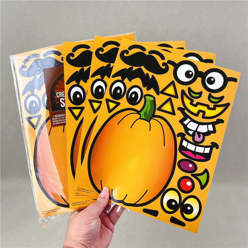 African market Halloween pumpkin notebook, notepad set, Ethiopian export iron nail notebook, saddle nail notebook, student classroom notebook. Factory accepts customization detail image 2