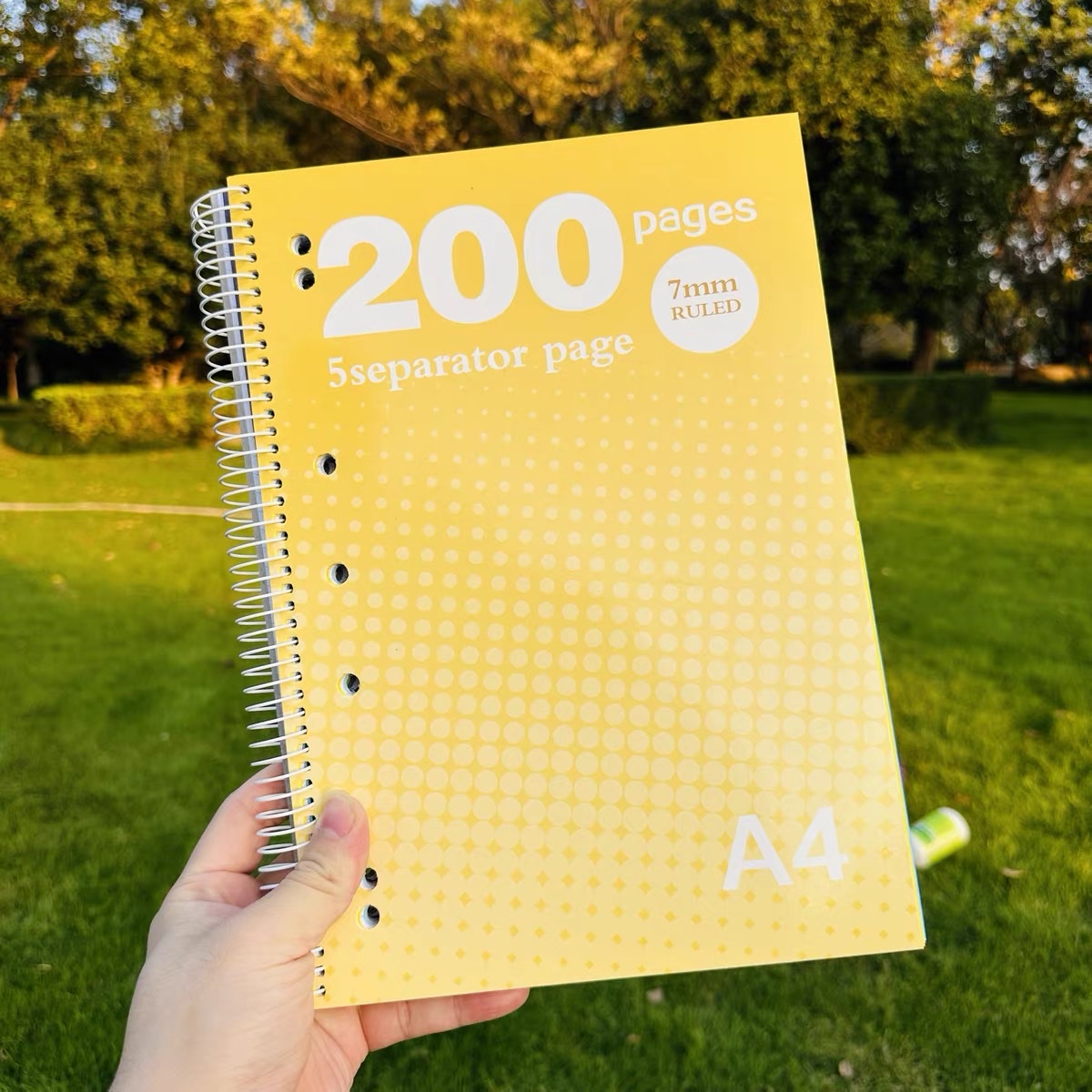 Cuaderno de comercio exterior personalizado A4 gradiente delgado cuaderno de estilo americano libro de texto cuaderno de bobina diario Application Scenario