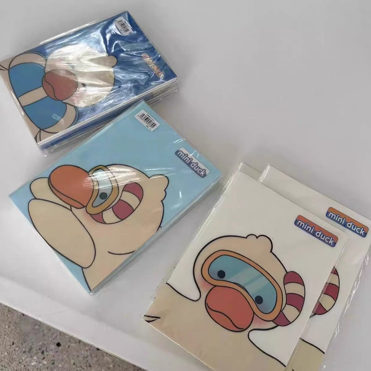 Customized foreign trade notebooks, including cartoon diving duck planners, iron nail notebooks and coil notebooks Specification image
