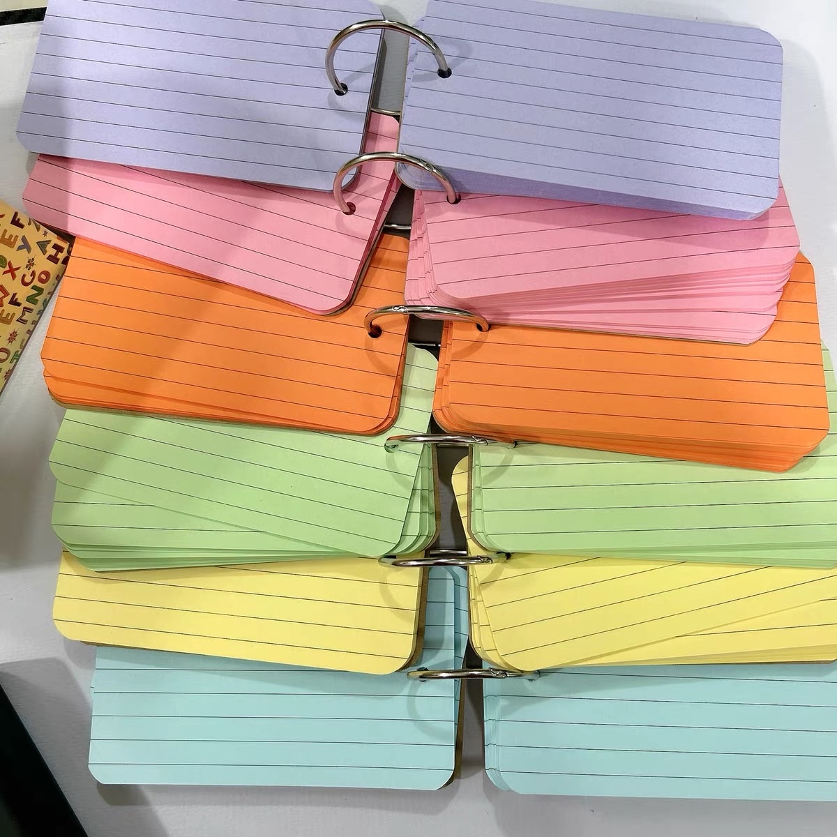 Customized foreign trade notebooks: cowhide horizontal line looped notebooks, textbook coil notebooks, diary books