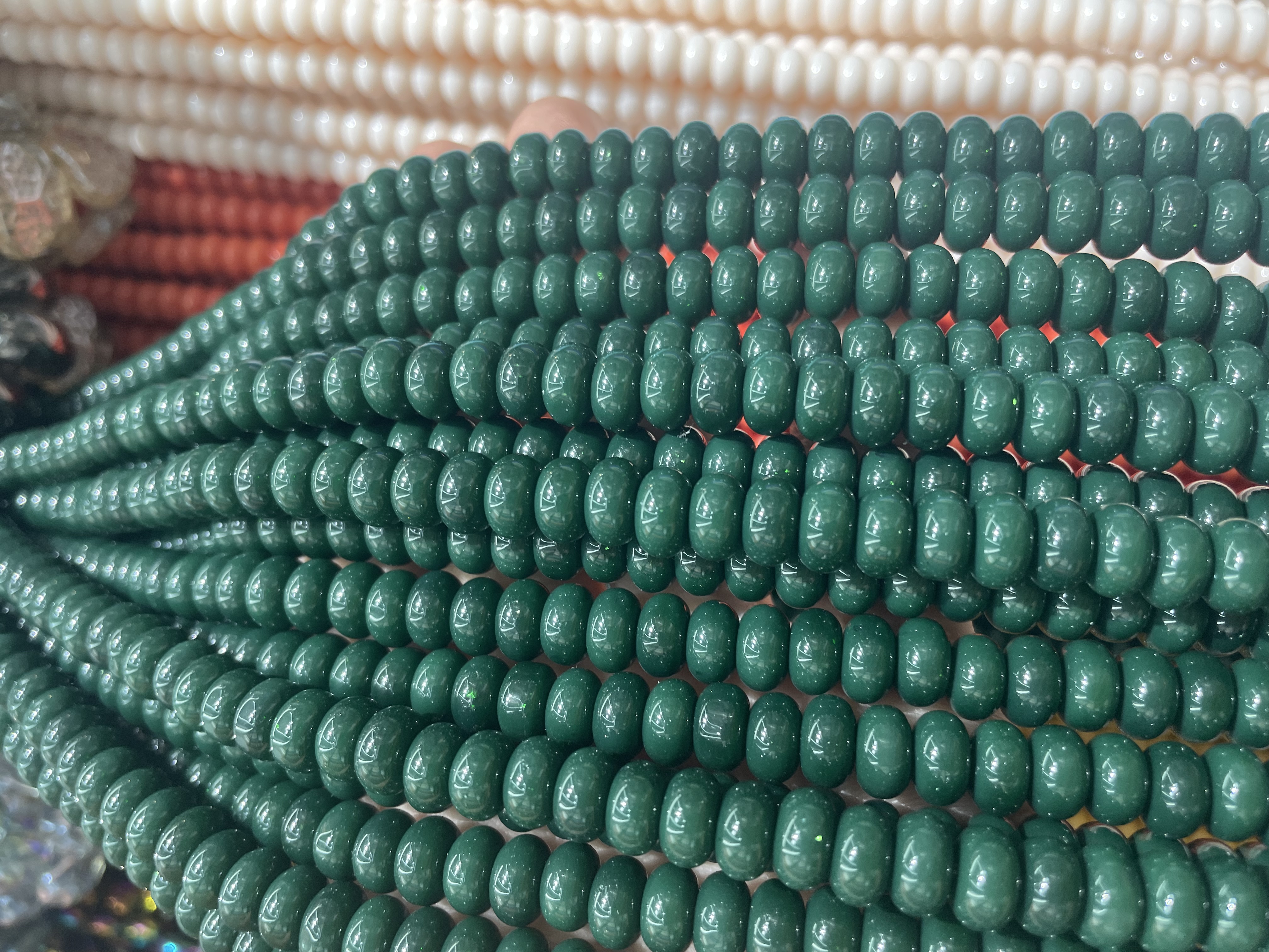 琉璃珠手工DIY散珠 米珠串珠 手链项链首饰制作材料 珠子配件批发零售详情图3