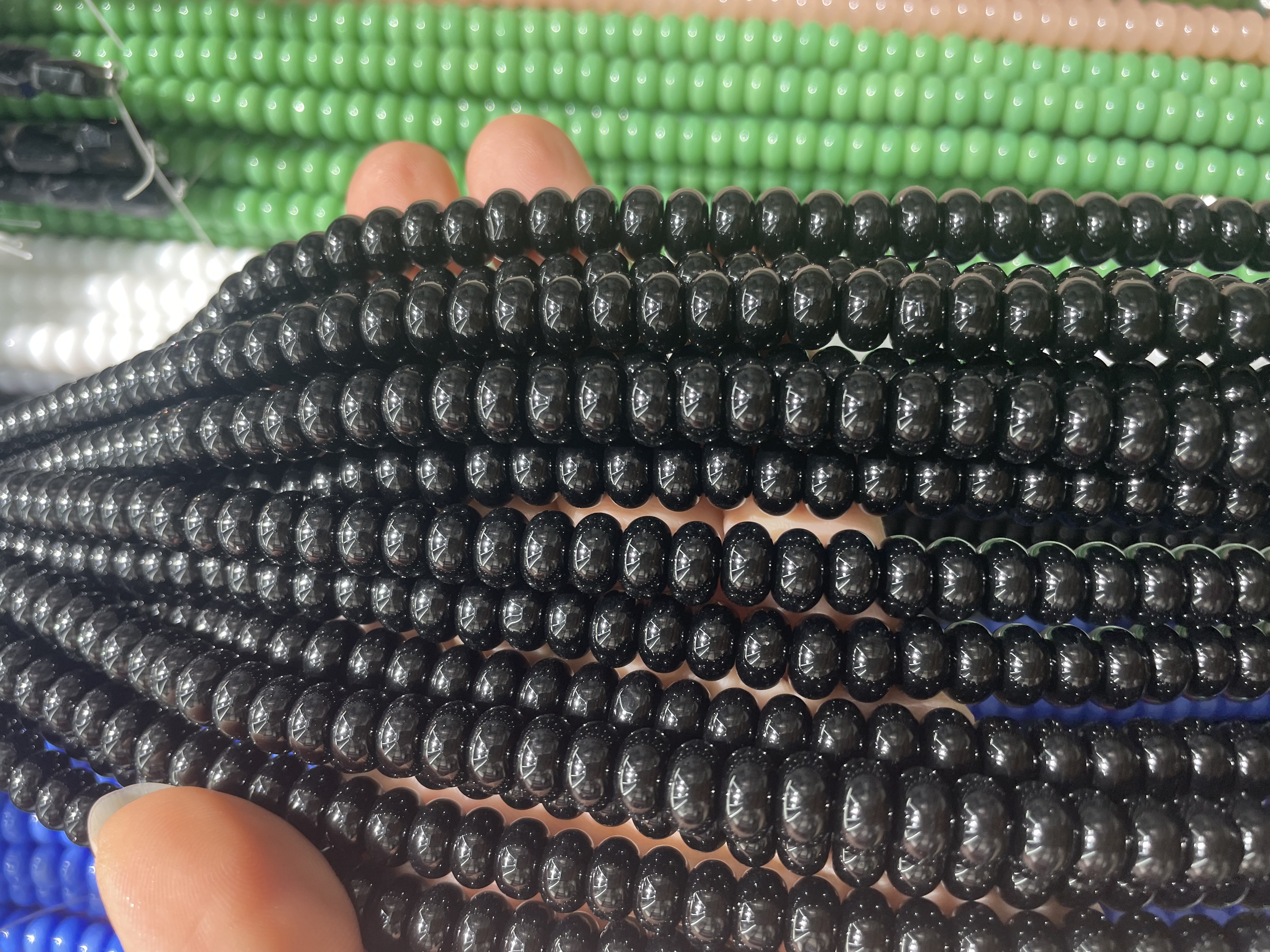 琉璃珠手工DIY散珠 米珠串珠 手链项链首饰制作材料 珠子配件批发零售详情图10