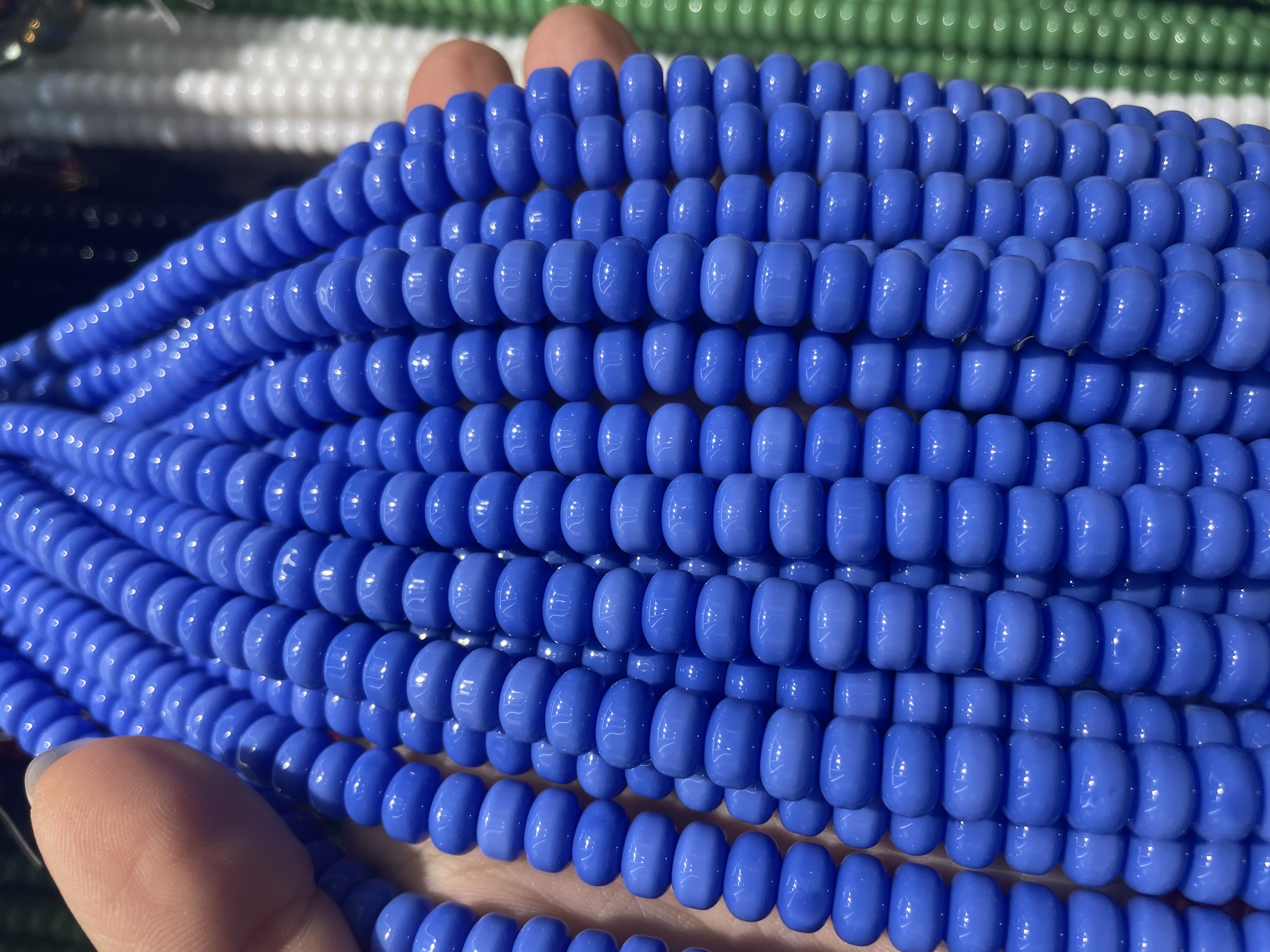 琉璃珠手工DIY散珠 米珠串珠 手链项链首饰制作材料 珠子配件批发零售