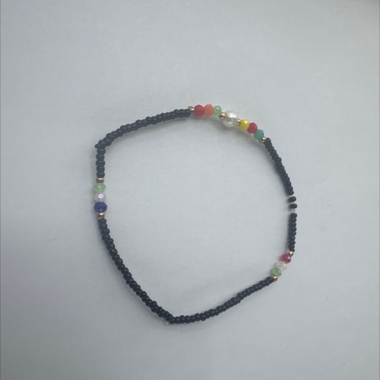 琉璃珠散珠手工DIY串珠材料包 米珠手链项链珠子配饰精美耐用