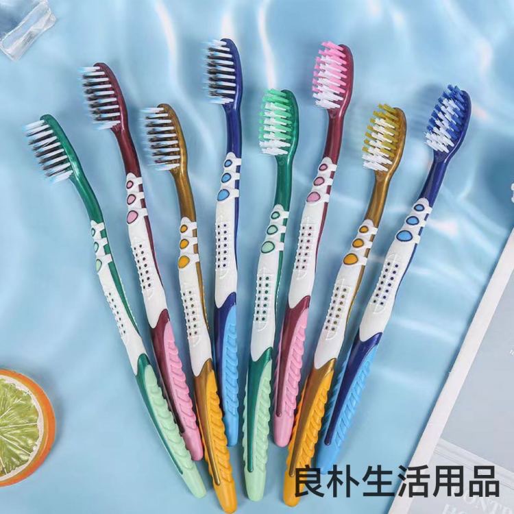 Hard-bristled toothbrush, high-end adult, super hard bristles, men's special, powerful for removing cigarette and tooth stains, individual packaging toothbrush Specification drawing