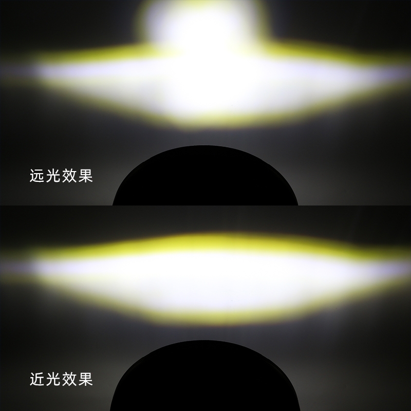 Super bright Multi-light retro General motorcycle headlights Ghost headlights LED headlights 7 "headlights near and far light assembly Specification drawing