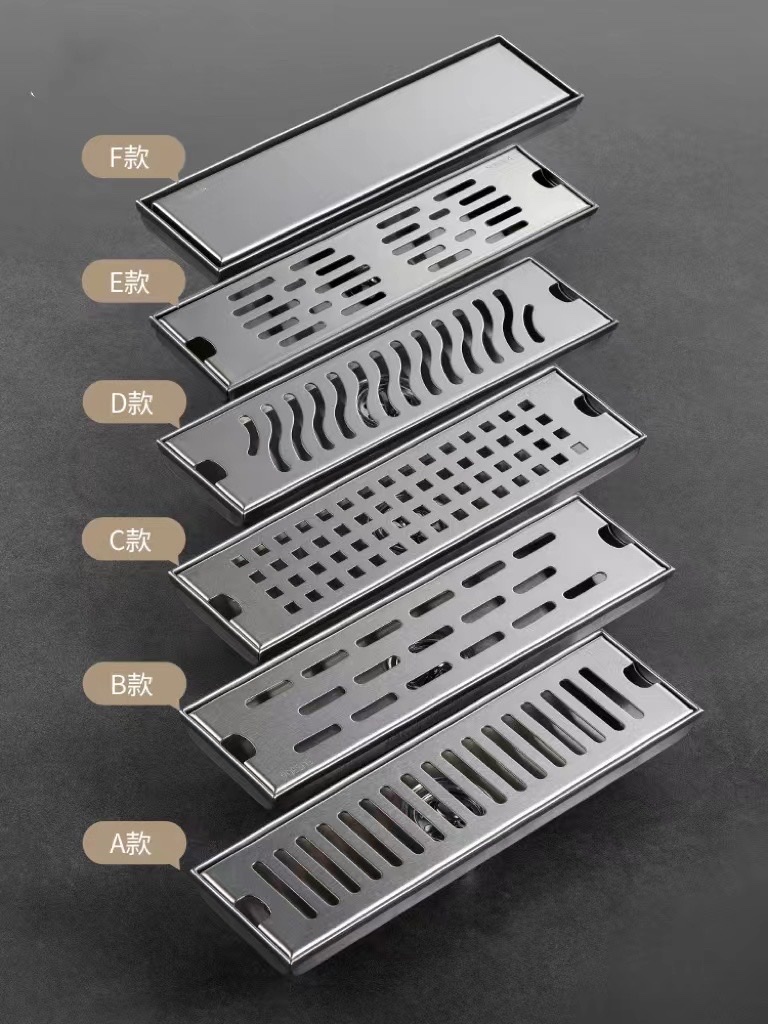PVC bathroom floor drain, corrosion-resistant floor drain, floor drain mesh, anti-odor and anti-clogging floor drain, household bathroom accessories details Picture