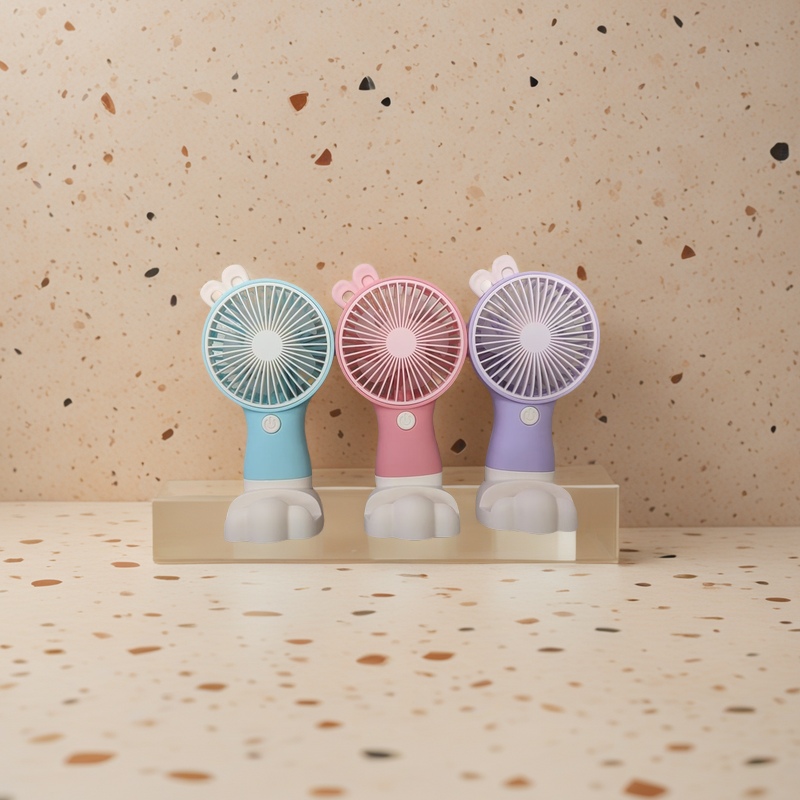 The new desktop handheld small fan, usb charging fan, is silent, portable, long-lasting and supports printing pic 7