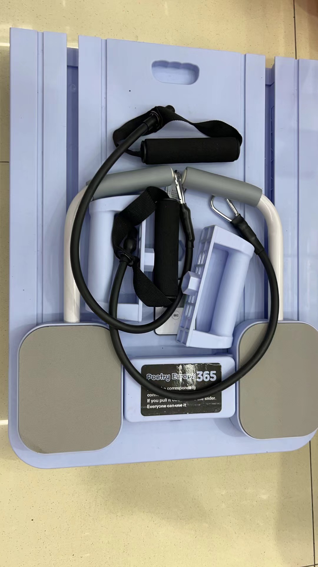 泡沫eva/腰椎牵引带/多功能健身臀部拉伸器/健身阻力带/健身器材产品图