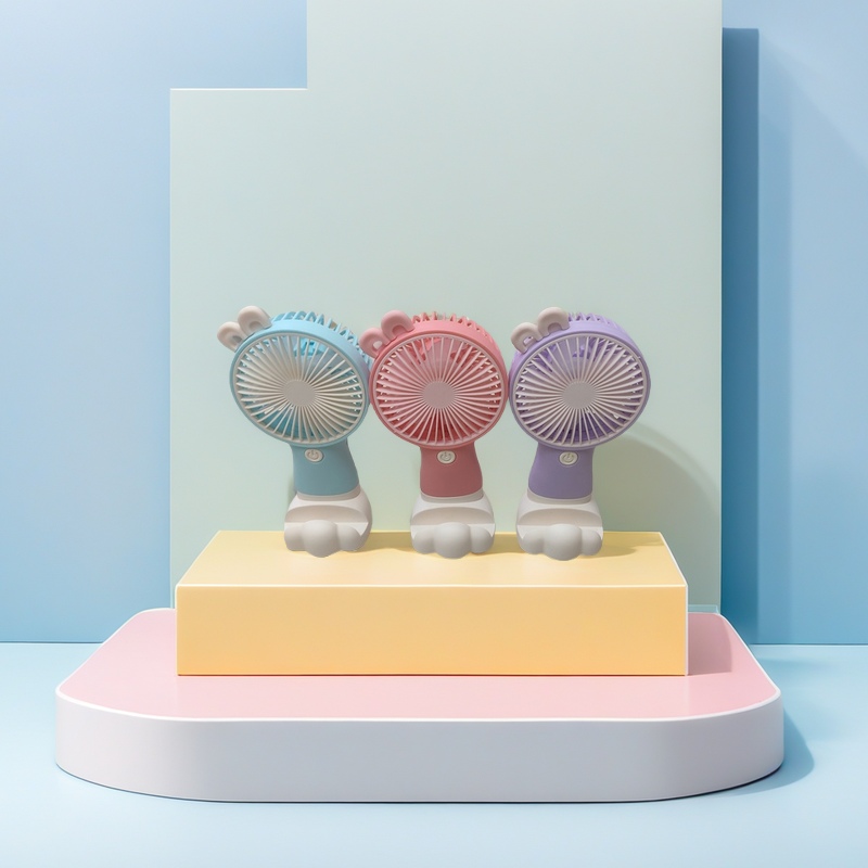 The new desktop handheld small fan, usb charging fan, is silent, portable, long-lasting and supports printing pic 4