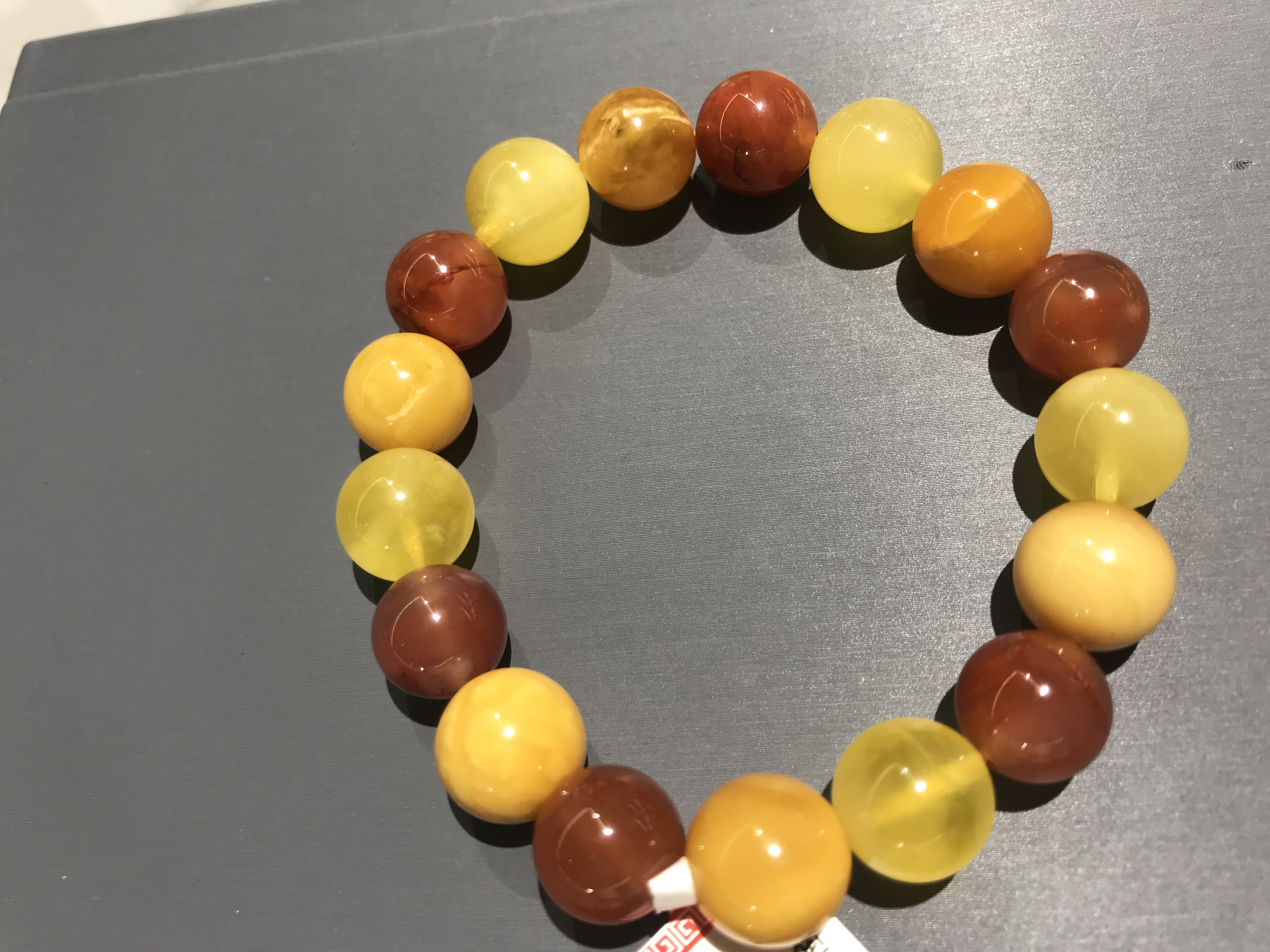 俄罗斯波罗的海蜜蜡手串#简约大气产品图