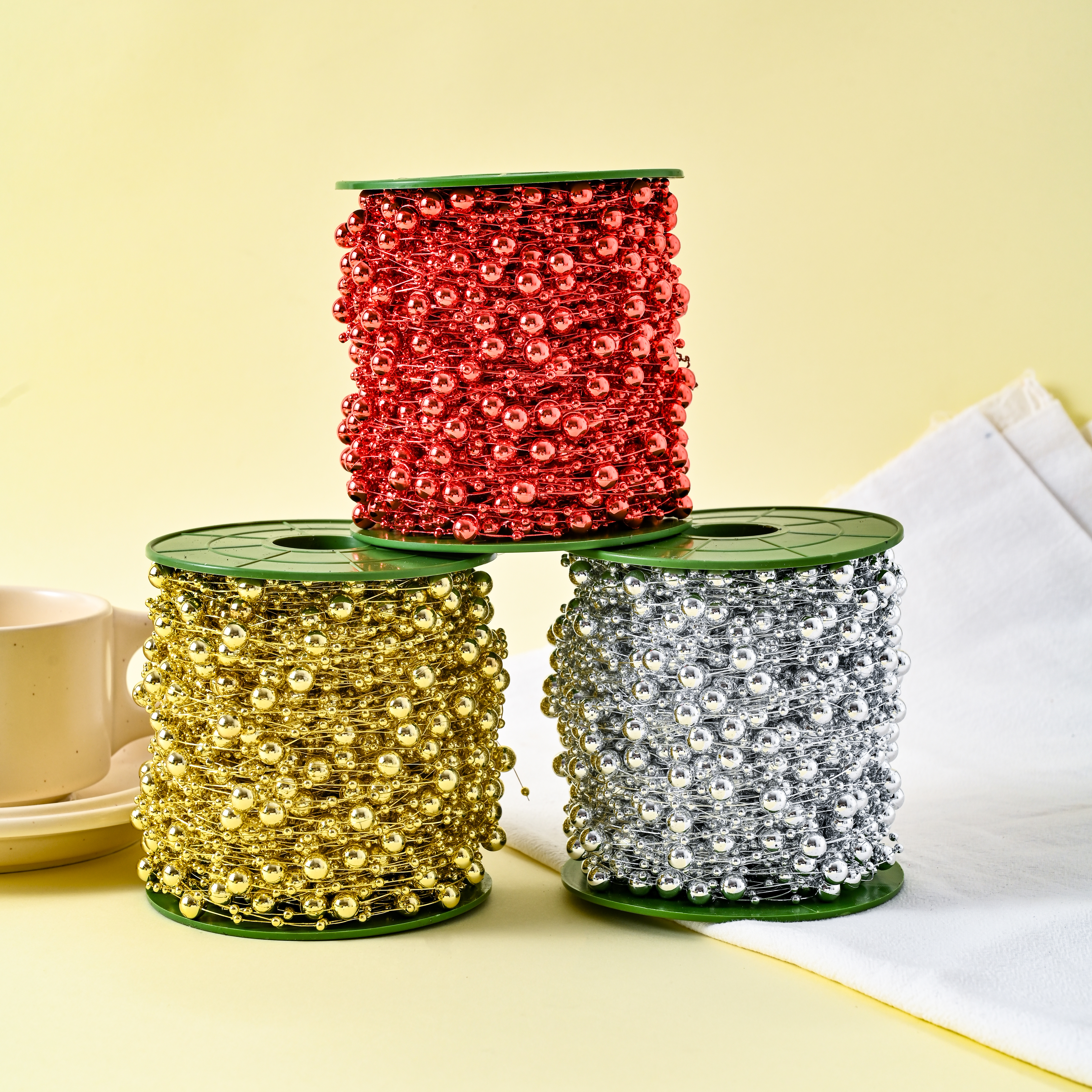 8+3mm starry Sky electroplated wire beads for festive Christmas lighting fixtures, toys, headwear and jewelry beads Application Scenario