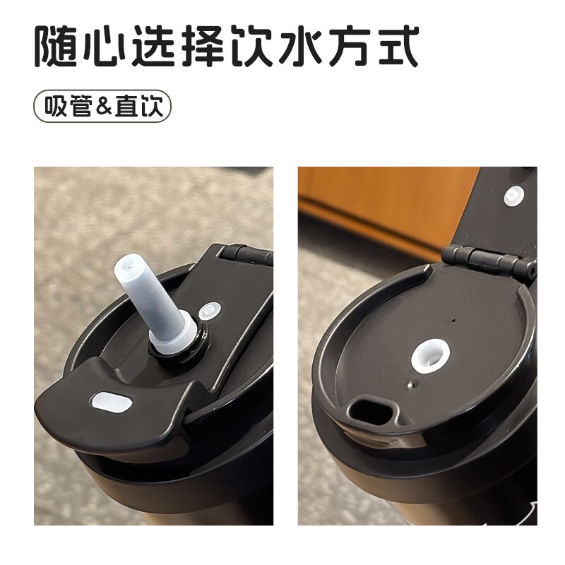 保温杯/杯子/水杯/保温杯可爱/巨优仓白底实物图