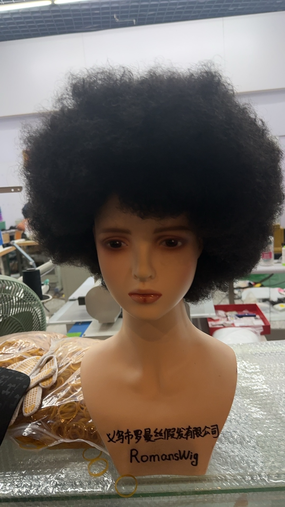 假发帽子 非洲热卖爆款 做工精致 超大个足重足量 不漏网 头围可调大小 内网是玫瑰花内网 