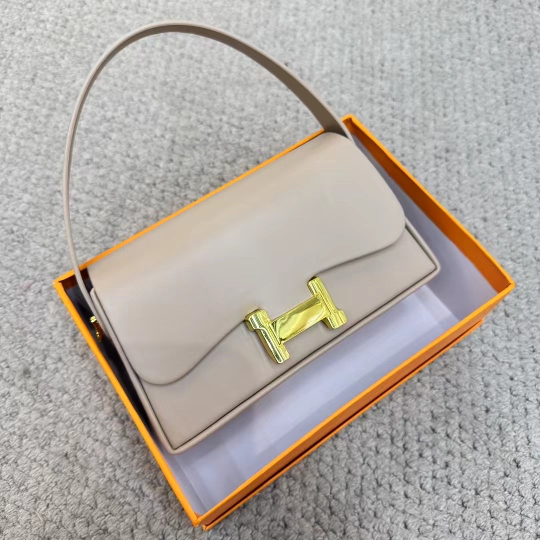 包包女包小众设计质感简约时尚单肩斜挎包洋气H扣小方包详情图6