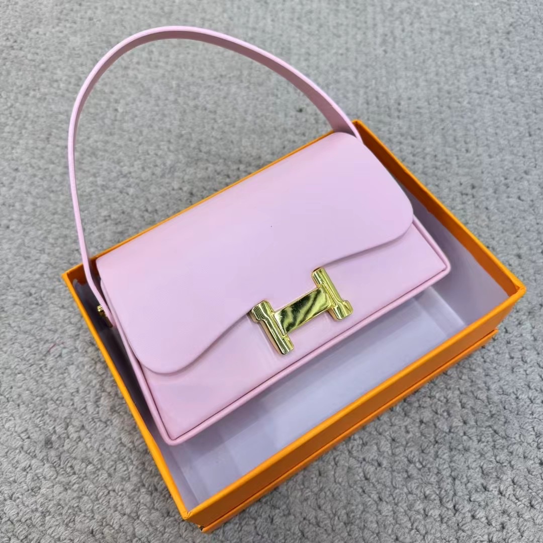 包包女包小众设计质感简约时尚单肩斜挎包洋气H扣小方包详情图9