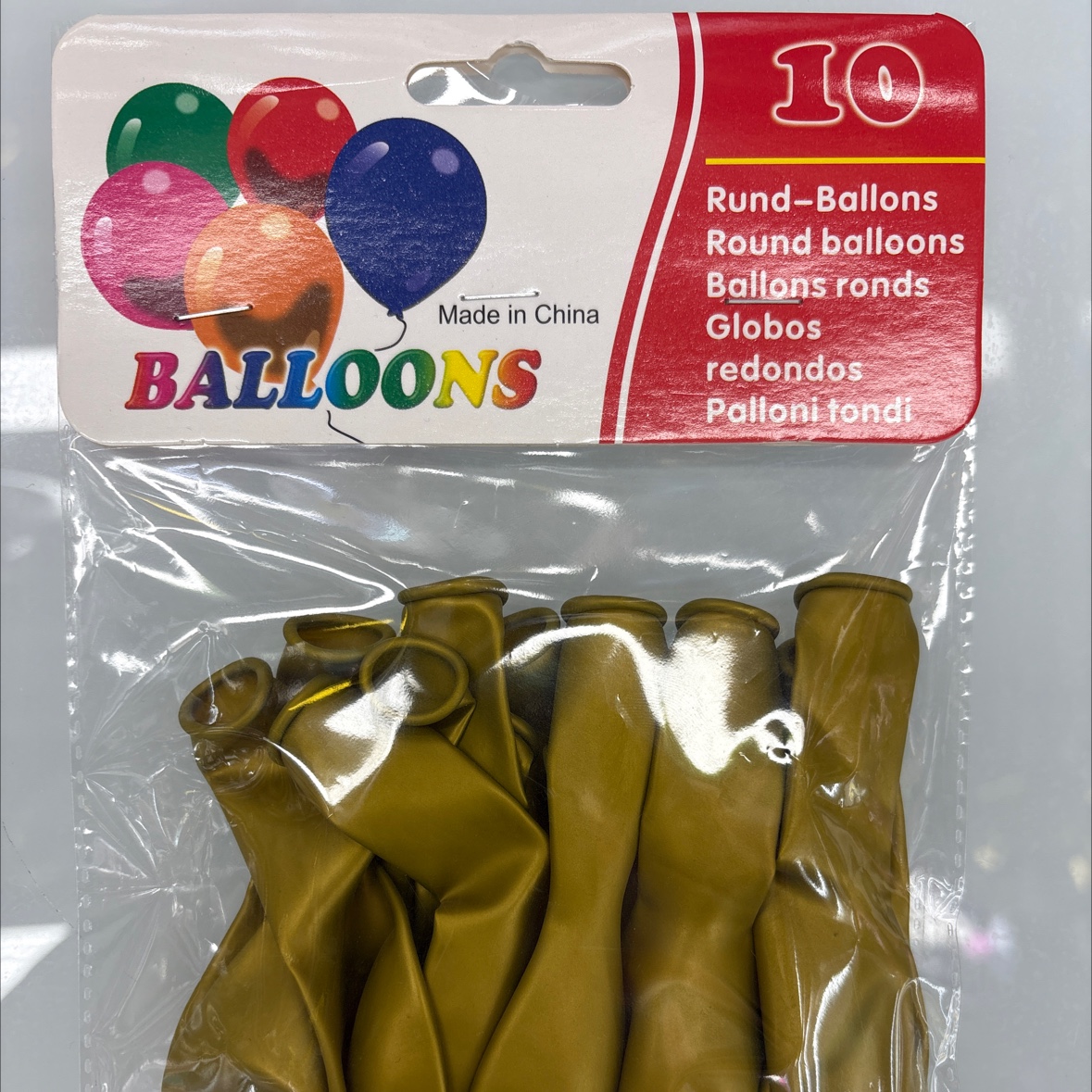 10寸气球10个装10pcs派对用品批发详情1