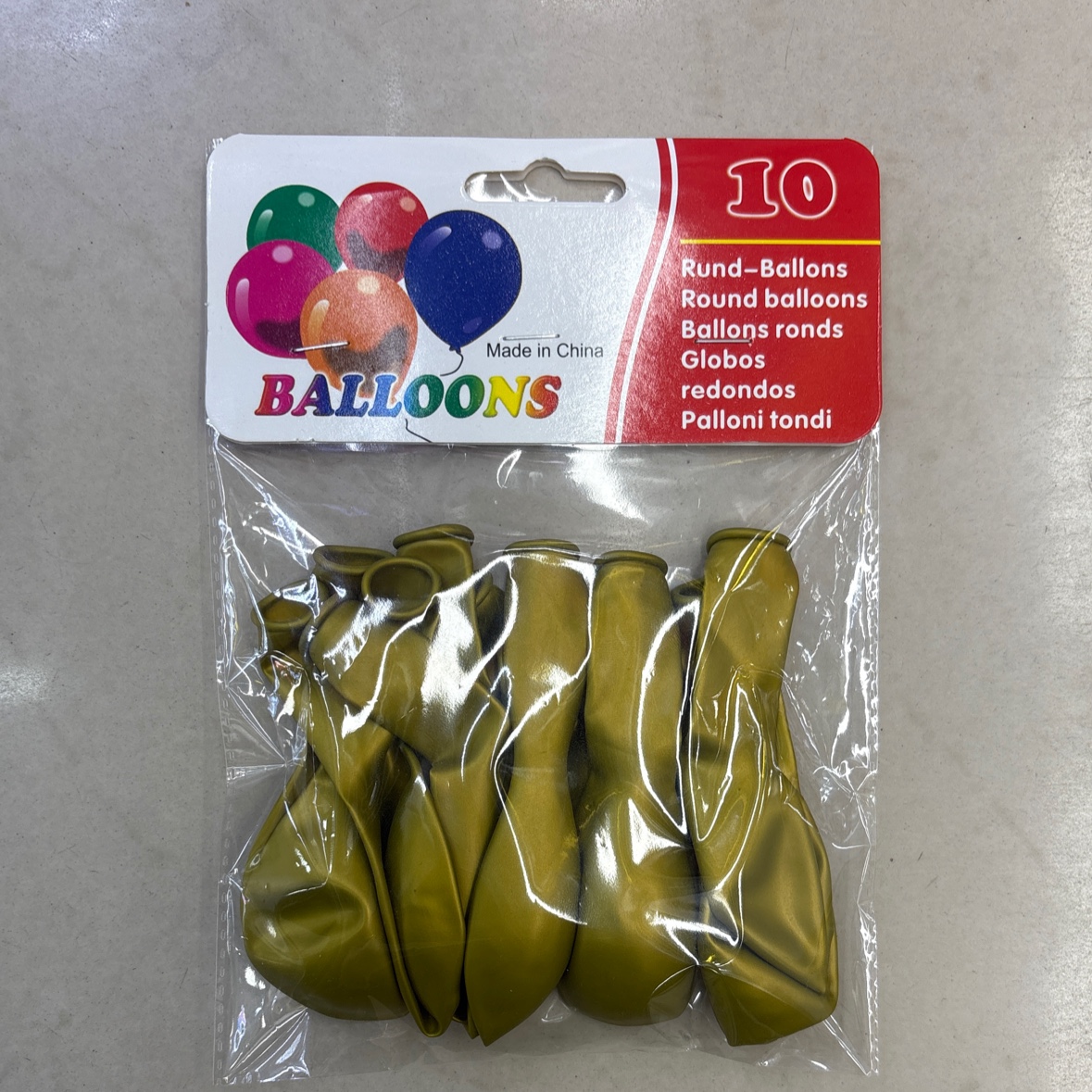 10寸气球10个装10pcs派对用品批发图